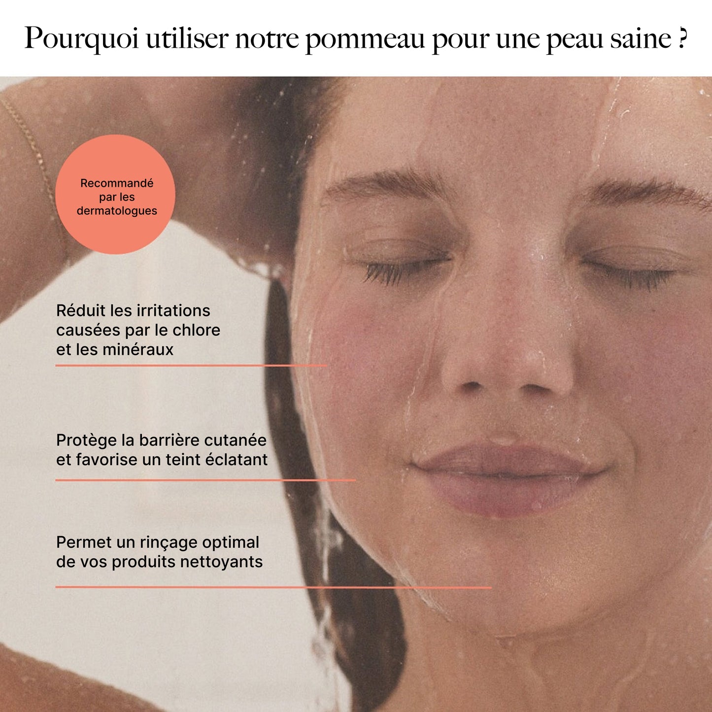 Pommeau de Douche Filtrant