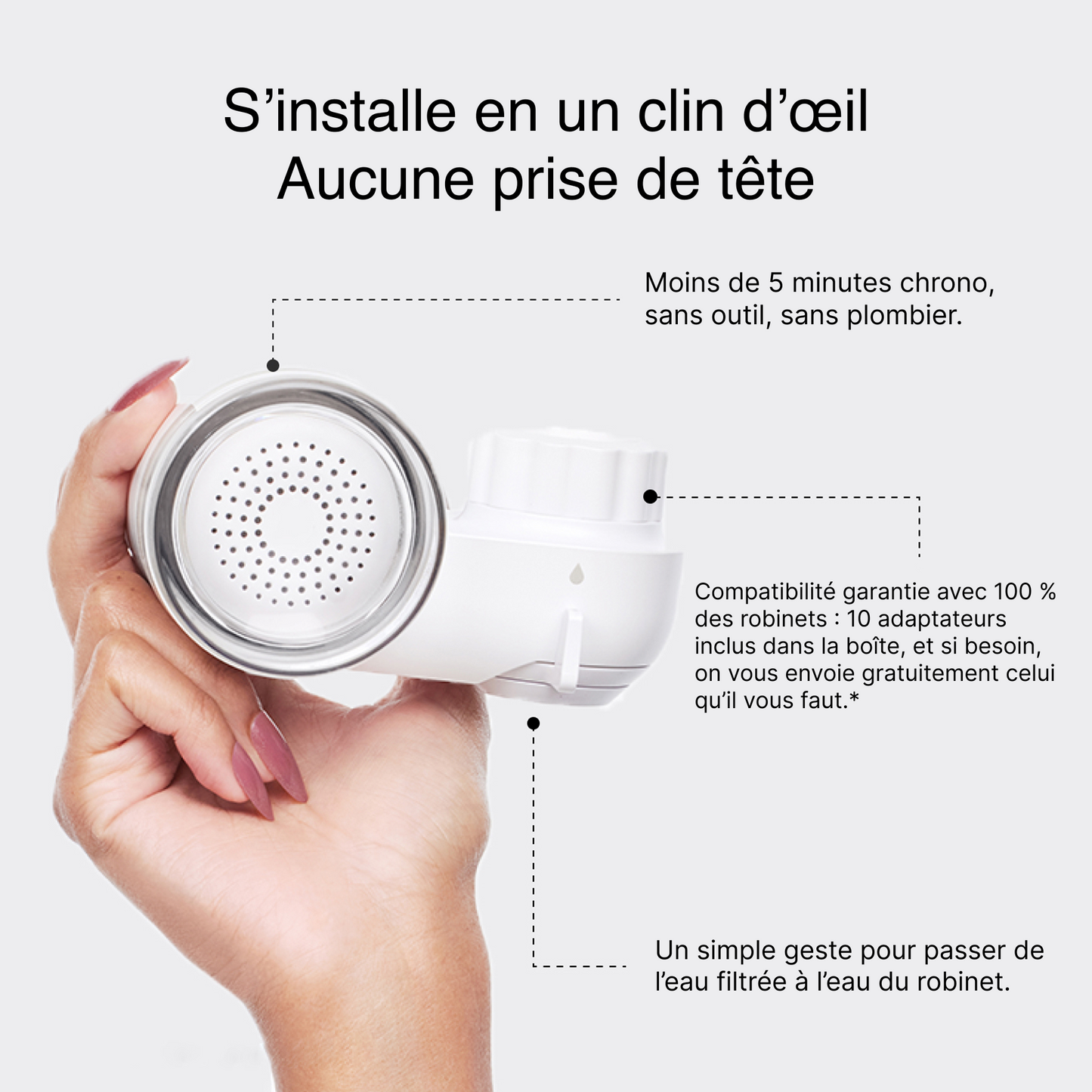 Filtre de robinet BRUME