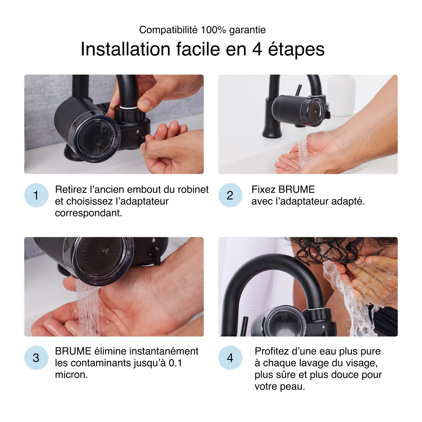 Filtre de robinet BRUME